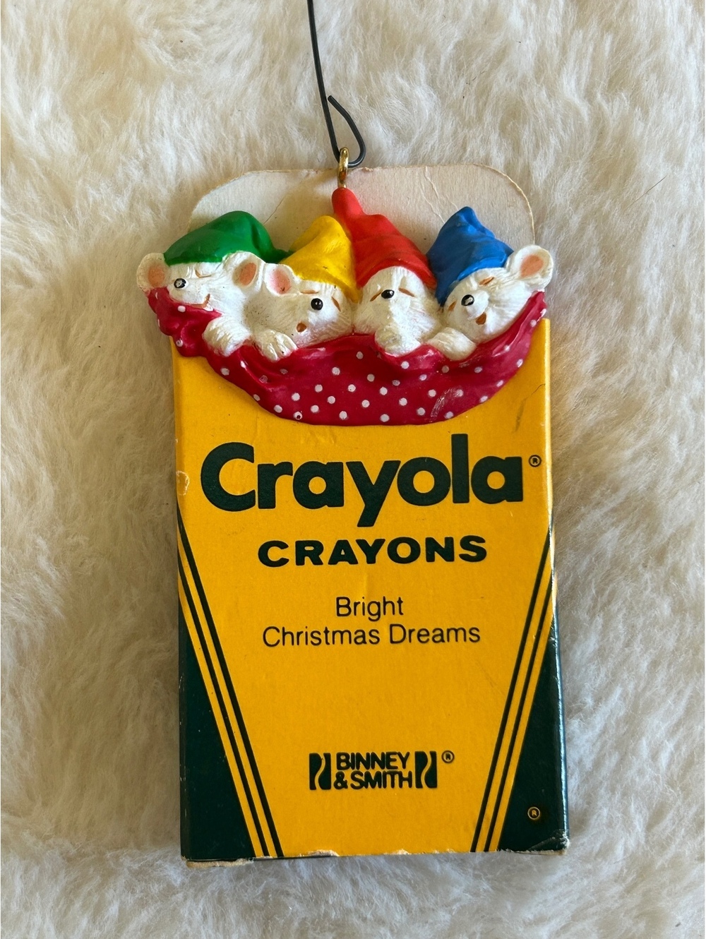 Crayola Crayons Bright Christmas Dreams Vintage Ornament 1987